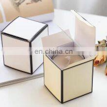 China Supplier Customized Logo Design Cheap Handmade Decorative Cosmetic Luxury Packaging Folding Candle Packaging Boxes thumbnail-3