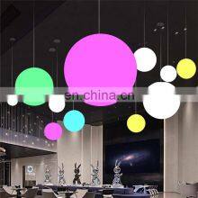 Battery Operated Led Ball Hanging Light PE Plastic Material Solar Indoor Outdoor Garden Led Ball Sphere Globe Sphere Light Lamp thumbnail-5