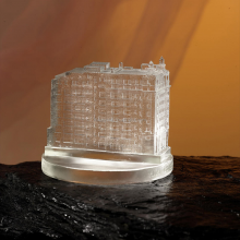 Direct Factory Casting Crystal Scale Miniature Buildings Model 3D Tower Accept Customization thumbnail-4