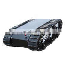AVT-9T rubber crawler robot chassis commercial robot transportation robot good for inspection, exploration and fire-fighting