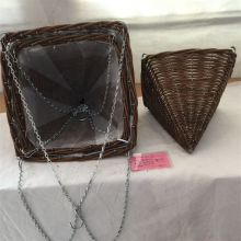 Willow Hanging Basket With Chain thumbnail-2