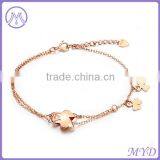 Fashion Jewelry High Quality 925 Sterling Silver Jingle Bell Fancy Girls Charm Anklet thumbnail-2