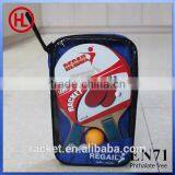 Zipper Compartment Cheap Pingpong Table Tennis Racket Bag for Packaging