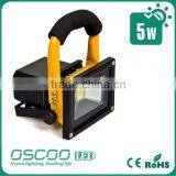 2014 Hot Now, Rechargeable Flood Light 5W so Convenient Led Floodlight Emergency Lamp From OSCAR LED thumbnail-4