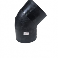 HDPE BUTT FUSION EQUAL DIAMETER 45-DEGREE ELBOW thumbnail-2
