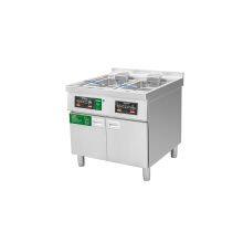 Open Kitchen Induction Lift Dual-Tank Fryer thumbnail-1