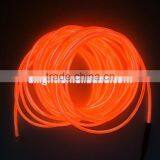 2.3mm Orange Decorative EL Illuminant Rope/Wire thumbnail-1