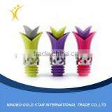 Food Grade Colourful Silica Gel Wine Pourer And Stopper for Household thumbnail-1