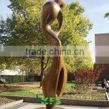 Bronze Abstract Garden Center Put Sculpture