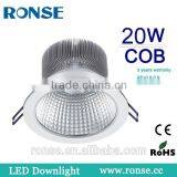 Ronse 20W Recessed Led Cob Down Light Good Quality Factory Price(RS-C501)
