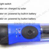 (130096) Camping Portable Waterproof Rechargeable Solar Energy Torch Light thumbnail-5