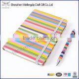 PU Leather Full Colors Printed Bound Diary With Pen