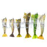 Kmucutie CHS006 Soft Live Smart Shrimp Fishing Lure Lumo Eyes VMC Hook for Saltwater Fishing thumbnail-6