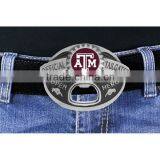 Made In The China Lead & Nickel Free Texas A&M University Aggies "Official Tailgater" Belt Buckle With Bottle Opener thumbnail-1