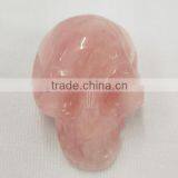 Wholesale Dark Color Rose Quartz Carved Skull in Art & Collectible thumbnail-1