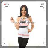 Girl's Seamless Wholesale Tank Top With Stripe thumbnail-1