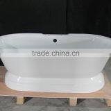 Freestanding Bathroom Cast Iron Bath Tub Pedestal Tub thumbnail-2