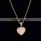 >>High Quality Classic Natural Stone Heart Necklace Pendant/# thumbnail-6
