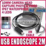 USB Inspection 4 LED IP67 Waterproof Camera 2m/5m/7m/10m Cable Endoscope Borescope thumbnail-1