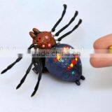 4 Inch Spider Plastic Kids Pull String Insect Toys for Wholesale, Halloween Pull Toy From China thumbnail-1