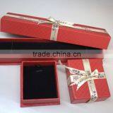 Custom Jewelry Paper Box Decorated With Ribbon thumbnail-2