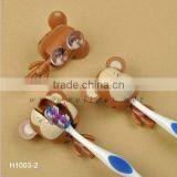 H1003-2 OEM Accpeted Plastic Animal Covered Toothbrush Holder thumbnail-1