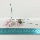 Pink Mixed , Small Handmade Mulberry Paper Flower, Wedding Party, Scrap-booking Crafts Pastel thumbnail-3