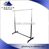 chrome cloth hanging rack ,shop display rack KF-R059