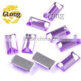 5*10mm Acrylic Flat Back Rectangular Mix Color Bling Rhinestone&Crystal For Stylish Bags Garment Shoes #GY014-10(Mix-s) thumbnail-3