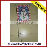 Hot New Products Customized Outdoor Promotional Green With White Decorative Outdoor Flags thumbnail-5