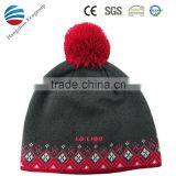 2016 Warm Jacquard Weave Crochet Knit Hat thumbnail-6