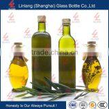 Import Spain Cooking Oil Bottle With Crown Cap Transparent Dorica or Marasca 200ml,250ml,500ml,750ml Olive Oil Bottle