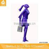 Abstract Girl Fiberglass Sculpture For Garden Decoration thumbnail-1