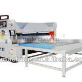 [RD-SBW1500-2600-3]Semi auto chain feeding 3 color corrugated carton sheet flexo printing slotting machine