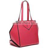 Ladies Unique Sexangle Charm Shape Pink Color Candy Handbags thumbnail-3