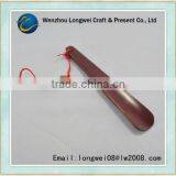 2016 Custom Spray Painted Long Wooden Shoe Horn With String Quality Choice