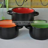New Desgin Assorted Color Ceramic Soup Bowl thumbnail-1