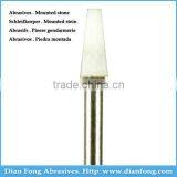 W-13 HP Cone Shaped Aluminum Oxide Maded Fine Grit White Mounted Stone Grinding Tool