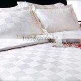 High Quality White Check Cotton Hotel Bedding Set/Bed Linen/Bed Set thumbnail-1