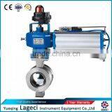 Pneumatic Single Acting Segment Cutting Ball Valve