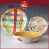 Flower Round Shape High Quality Handpainted 18pcs Dinnerset/dinner Ware/tableware thumbnail-3