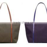 Hot Selling 2016 Nylon Leather Shopping Bag Simple Design Lady Tote thumbnail-1