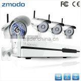 Zmodo 720P 4CH NVR IR IP Wireless Outdoor Security System