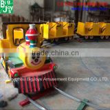 Popular exciting electrical amusement park ride track train for sale,