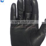 Hot Sale Wool Lined Black Sheepskin Leather Touch Gloves for Men thumbnail-3