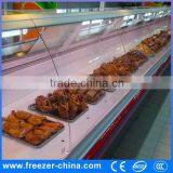 Luxury Single-temperature Style Display Cooler Display Refrigerated Deli Cooler/chiller With a Curved Transparent Glass Cover thumbnail-3