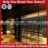 Customized Design Wall Mounted Wooden Display Led Liquor Shelf thumbnail-1