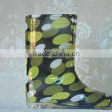2013 PVC Wonderful Dots Baby Rain Boots