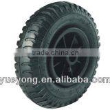 200mm Pneumatic Rubber Wheel for Trolley/plastic Rim Wheel/ Air Rubber Tire