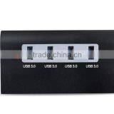 New Portable Aluminum 4 Ports USB 3.0 Hub For Macbook Pro Air Mac IMac Mini thumbnail-6